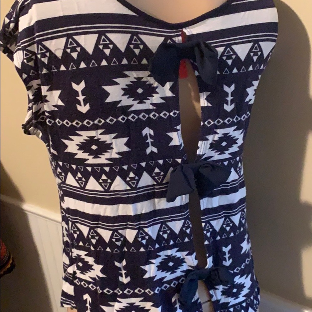 Tribal crop top